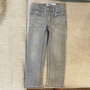 Old navy size 4T boys grey wash skinny Jean worn once!